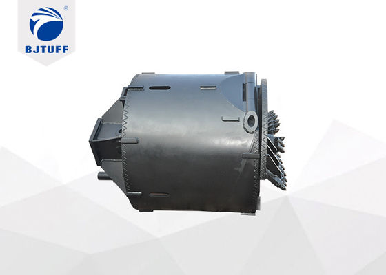 Material Q355B Double Bottom Double Cut Drilling Bucket Drill In Hard Rock