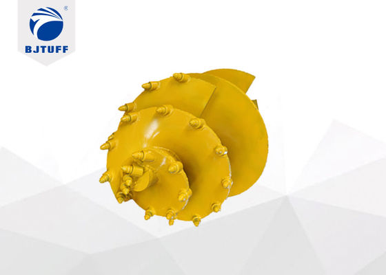 Double Cut Single Sprial Rock Drilling Auger Dia 150cm 1310kg 33 Teeth