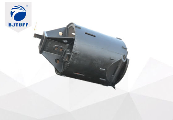 ISO Dia 700mm Rotary Rig Soil Drilling Bucket Four Teeth For Deep Construction