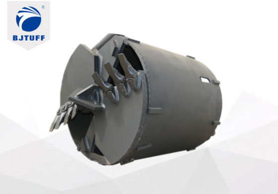 Q355b Double Cut Pile Bucket 8 Clay Drilling Tooth For Pile Foundation