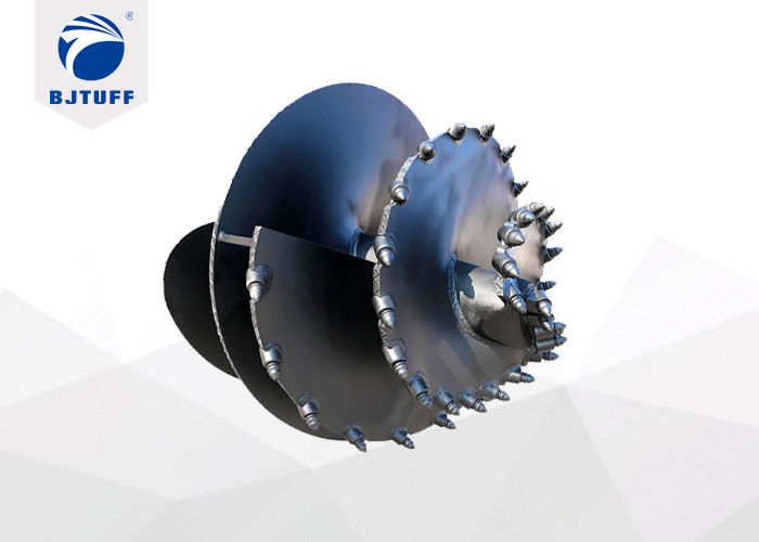 Dia 160cm Conical Rock Drilling Auger With Round Shank Chisel