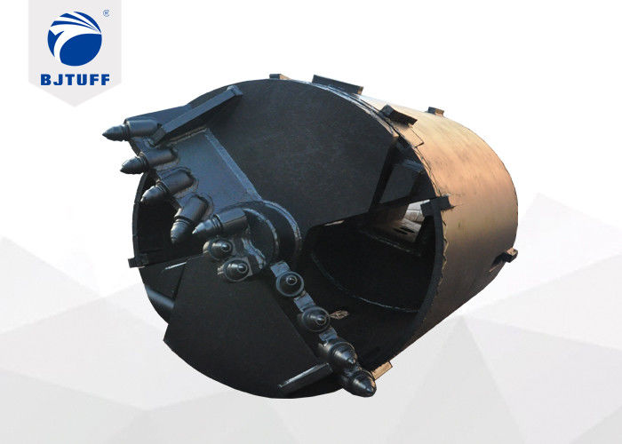 Hinge Bottom Core Barrel Rock Drilling Bucket 35cm To 300cm For Pebble Layer