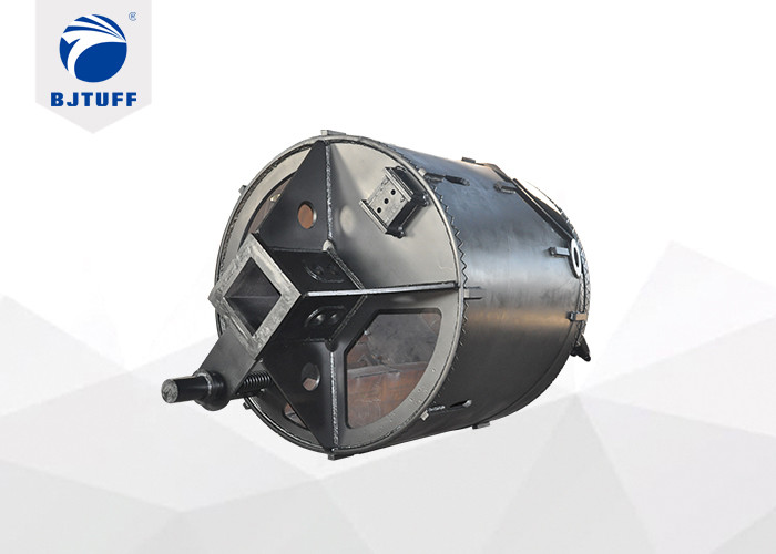 Material Q355B Double Bottom Double Cut Drilling Bucket Drill In Hard Rock