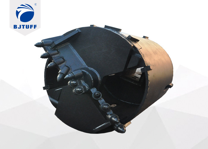 Hinge Bottom Core Barrel Rock Drilling Bucket 35cm To 300cm For Pebble Layer