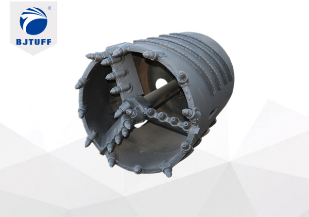 ISO Q355B Cross Cutter Core Barrel Rock Teeth For Bauer Piling Rigs